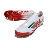 Adidas F50 Elite Laceless SG Mixed White and Red Football Boots
